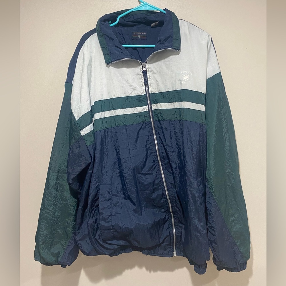 Vintage Members Only Windbreaker 2XL